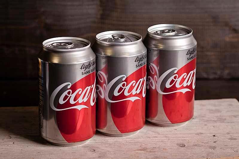 Coca-cola light blikje 330 cc