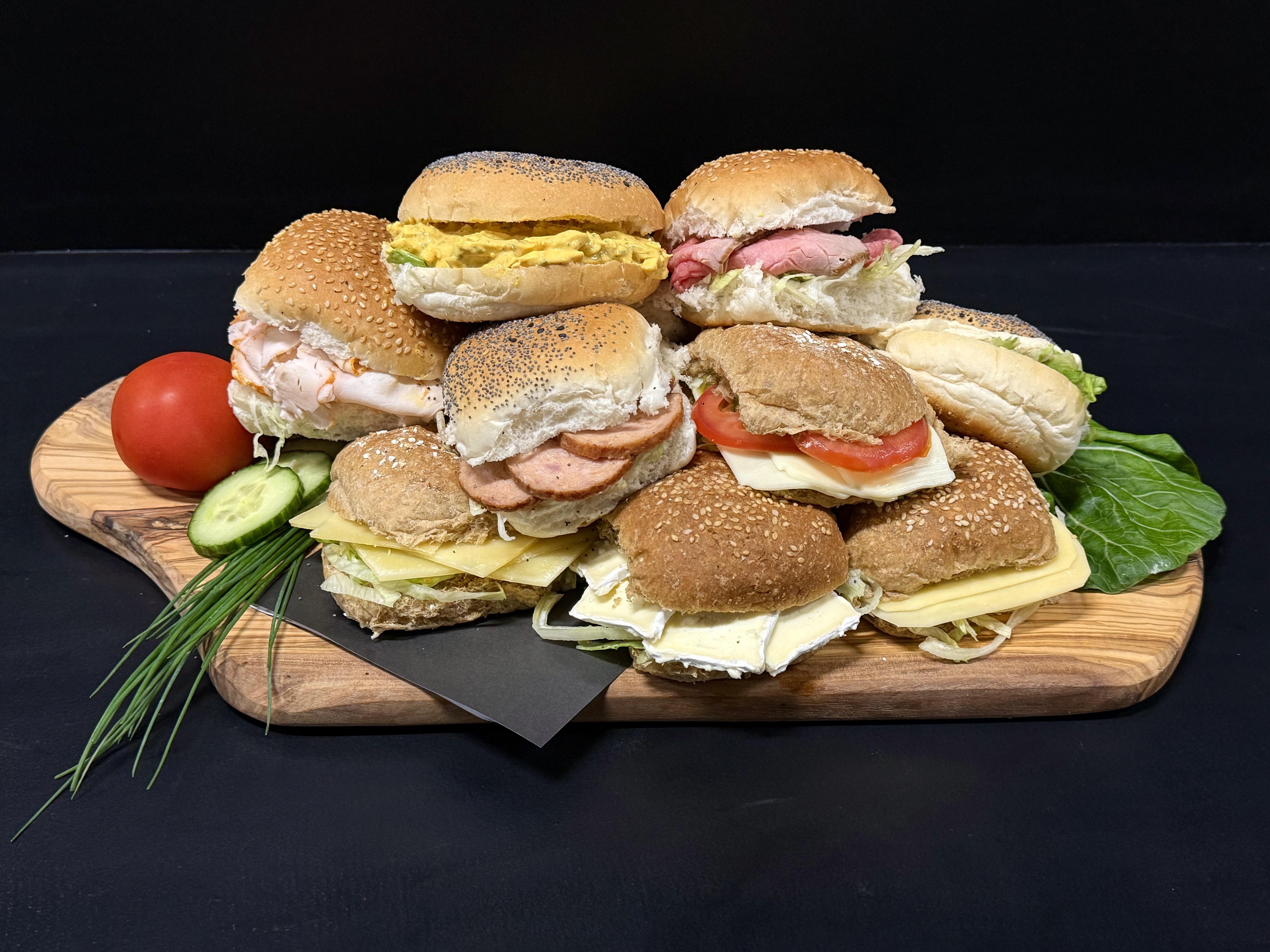 Gedecoreerde zachte lunch MIX