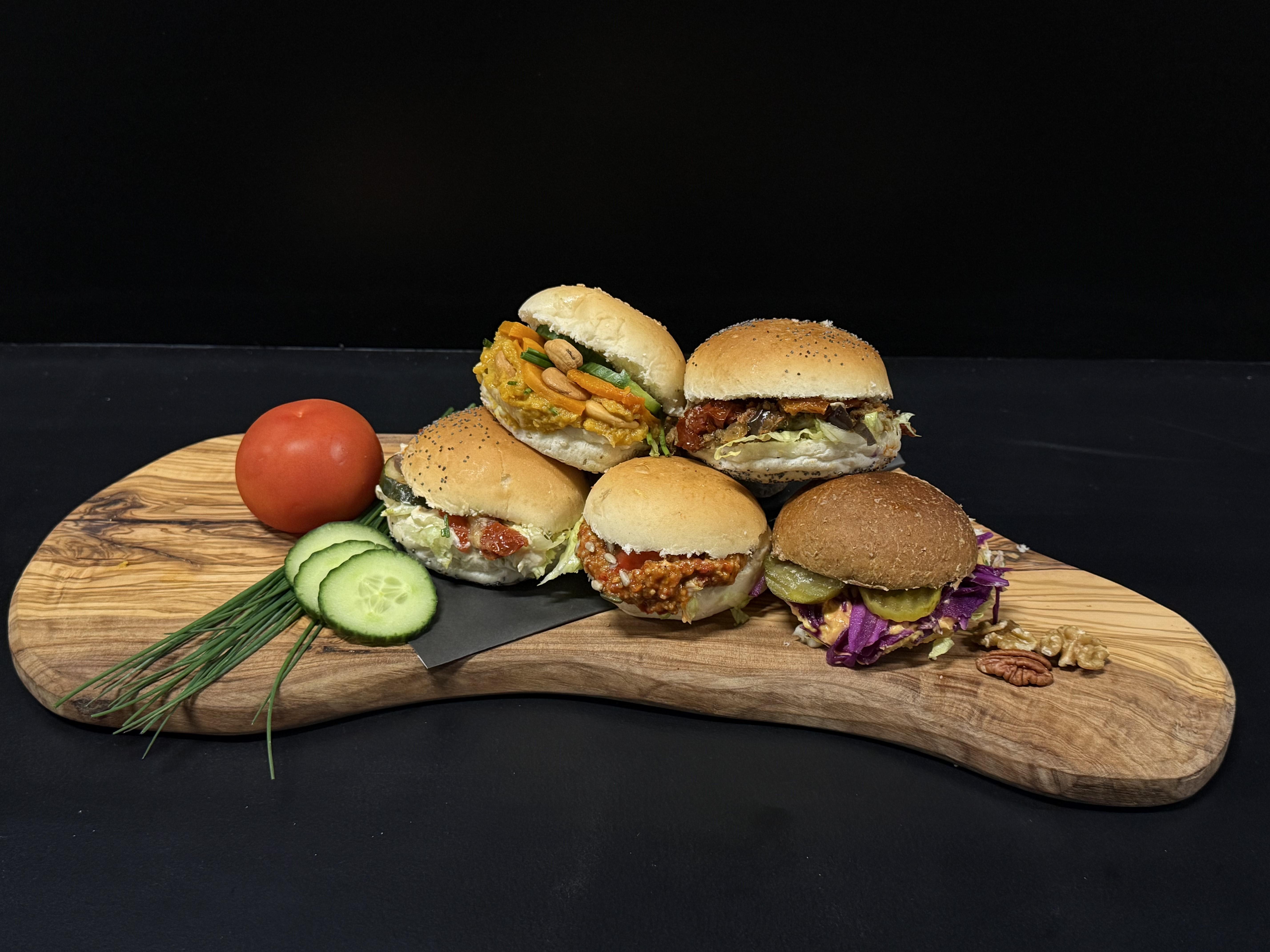 Luxe minibolletjes lunch VEGAN