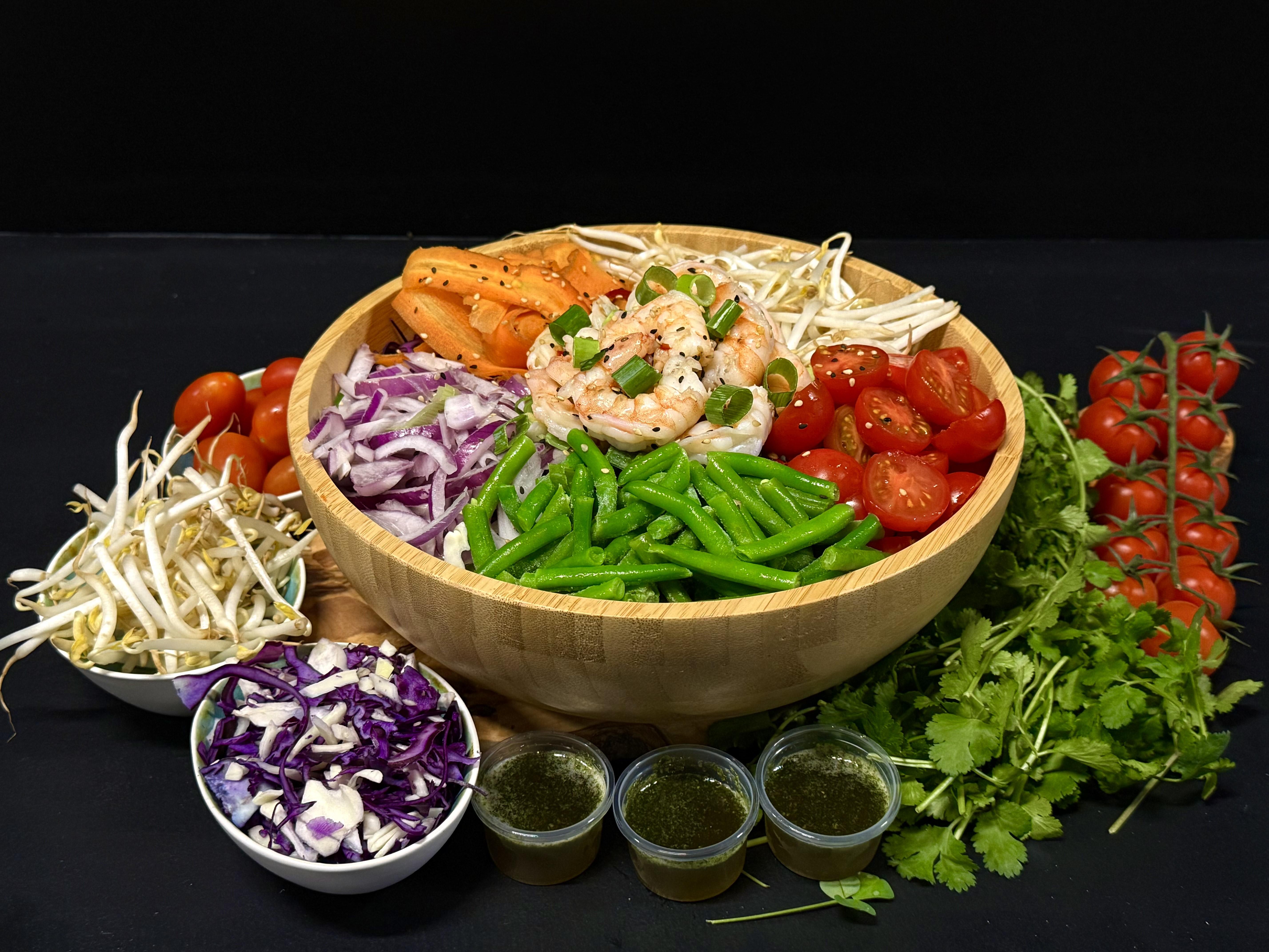 Thaise salade (Kom 10-15 personen)